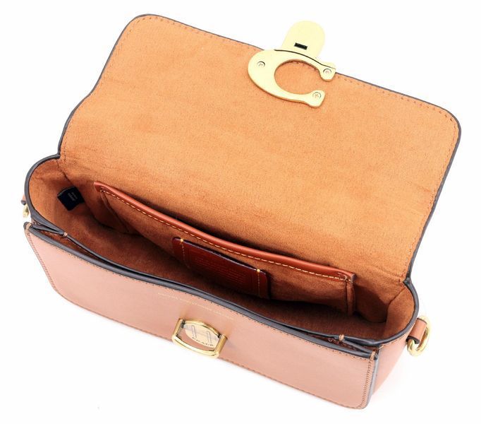 Жіноча сумка через плече Coach Studio Baguette Orange coach065 фото