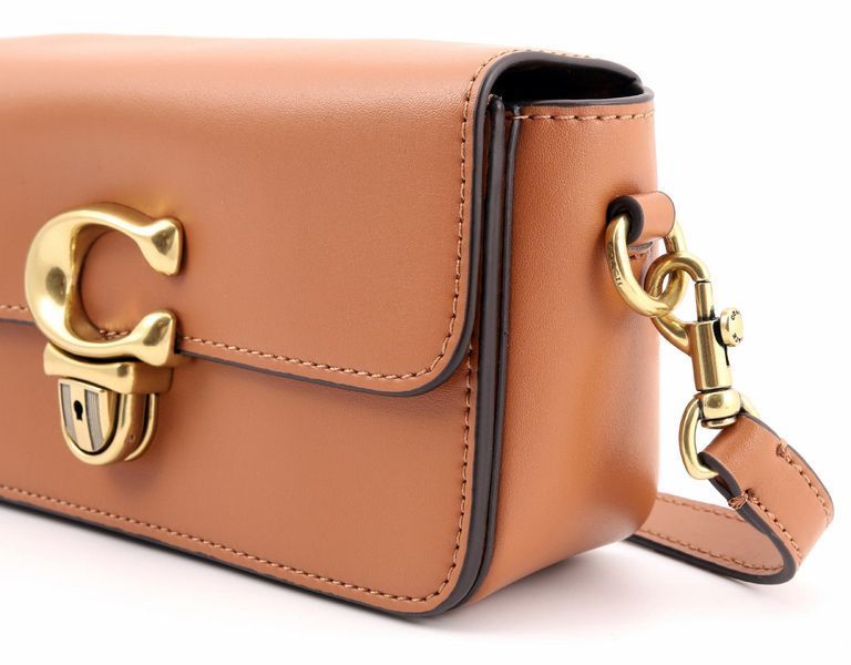 Жіноча сумка через плече Coach Studio Baguette Orange coach065 фото