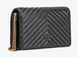 Жіноча шкіряна сумка Pinko Classic Love Bag Click Chevron Black pink01 фото 2