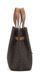 Жіноча сумка Michael Kors Emilia Small Logo Satchel Brown mk04 фото 3