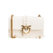 Жіноча шкіряна сумка Pinko Classic Love Bag One Simply White pink03 фото 1