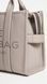 Жіноча шкіряна сумка Marc Jacobs The Leather Medium Tote Bag Wolf Cement mj02 фото 4