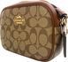 Компактна сумка Coach Mini Jamie Camera у канвасі Signature, коричнева coach020 фото 4