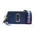 Жіноча шкіряна сумка Marc Jacobs The Snapshot Blue Sea Multi синя mj05 фото 1