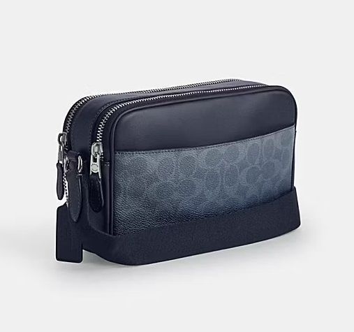 Чоловіча сумка крос-боді Coach Graham із канвасу Ombre Signature Canvas coach175 фото