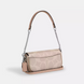 Жіноча сумка Coach Hailey Flap Signature, Silver/Sand/Taupe coach155 фото 2