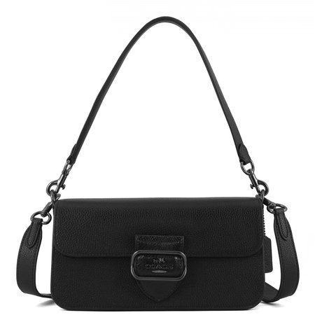 Чорна сумка Coach Studio Baguette coach023 фото