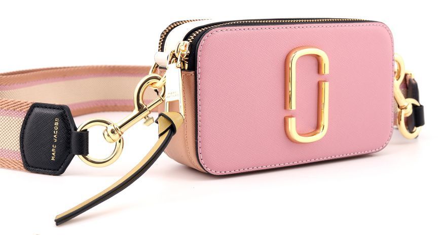 Жіноча шкіряна сумка Marc Jacobs The Snapshot Lilas Multi mj09 фото