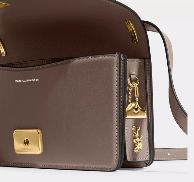 Жіноча сумка Coach Bandit Shoulder, коричнева coach027 фото