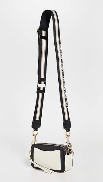 Жіноча шкіряна сумка Marc Jacobs The Snapshot New Cloud White Multi mj12 фото
