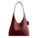 Шкіряна жіноча сумка Coach Brooklyn Shoulder 28, Dark Ruby coach129 фото 1