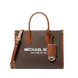 Жіноча сумка Michael Kors Mirella Small Logo Crossbody Brown mk17 фото 1