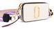 Жіноча шкіряна сумка Marc Jacobs The Snapshot New Moon White Multi mj14 фото 4
