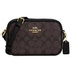 Жіноча сумка Coach Mini Jamie Camera Bag, коричнево-чорна coach131 фото 1