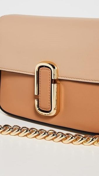 Жіноча шкіряна сумка Marc Jacobs The J Marc Soft Shoulder Bag Cathay Spice mj39 фото