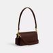 Жіноча шкіряна сумка Coach Tabby Shoulder 20 темно-коричнева coach176 фото 2