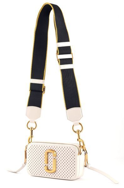 Жіноча шкіряна сумка Marc Jacobs The Snapshot Perforated mj16 фото