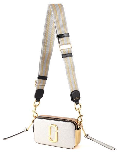 Жіноча шкіряна сумка Marc Jacobs The Snapshot Platinum Multi mj17 фото
