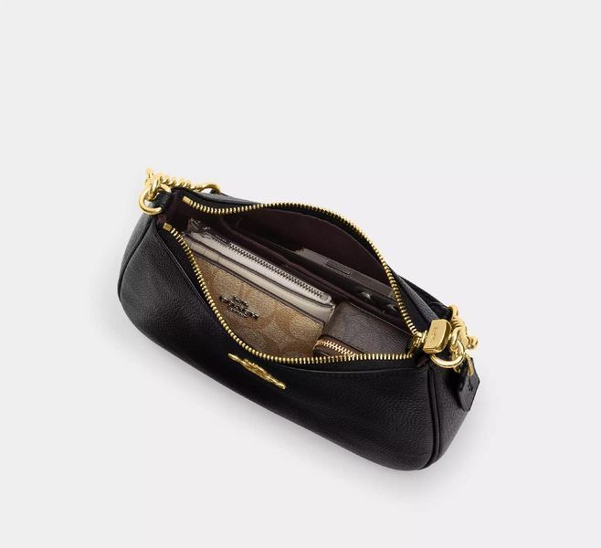 Жіноча сумка Coach Teri Signature Canvas, темно-коричнева coach084 фото