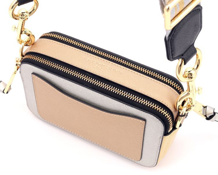 Жіноча шкіряна сумка Marc Jacobs The Snapshot Platinum Multi mj17 фото