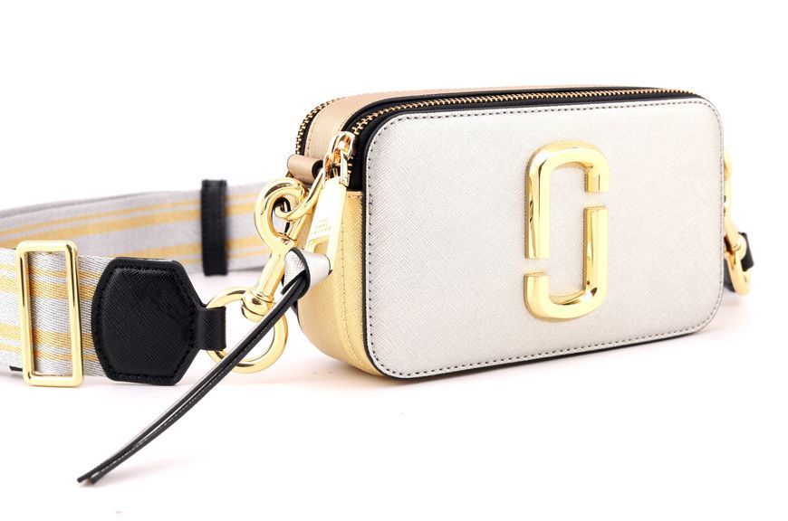 Жіноча шкіряна сумка Marc Jacobs The Snapshot Platinum Multi mj17 фото