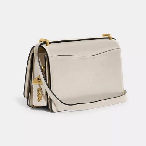 Жіноча сумка Coach Bandit, Brass/Ivory coach135 фото