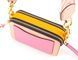 Жіноча шкіряна сумка Marc Jacobs The Snapshot Rose Multi mj18 фото 3