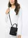 Жіноча сумка Michael Kors Mercer Extra-Small Pebbled Leather Crossbody Black mk23 фото 3