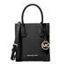 Жіноча сумка Michael Kors Mercer Extra-Small Pebbled Leather Crossbody Black mk23 фото 1