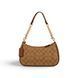 Жіноча сумка сумка Coach Teri Signature canvas, колір khaki/brown coach086 фото 2