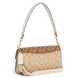 Жіноча сумка Coach Morgan Shoulder Blocked Signature, Light Khaki/ Multi coach137 фото 2