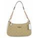 Жіноча сумка Coach Teri Signature Canvas, колір light khaki/white coach087 фото 1