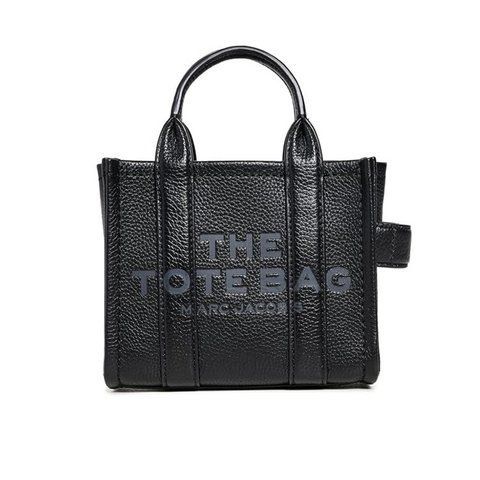 Жіноча сумка тоут Marc Jacobs The Leather Micro Tote чорна mj19081 фото