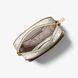 Cумка жіноча Michael Kors Jet Set Travel Medium Logo Crossbody Vanilla/Acorn mk26 фото 3