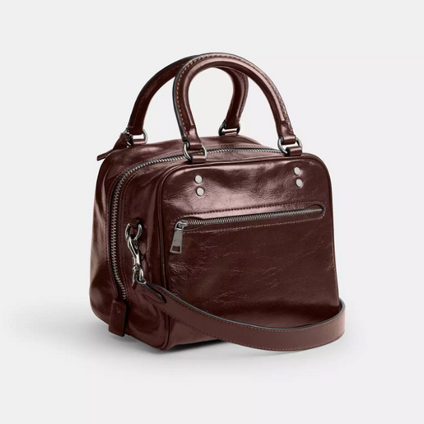 Жіноча шкіряна сумка Coach Cube Rogue 20 Lh/Maple coach142 фото