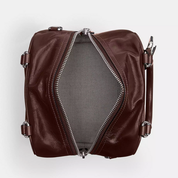 Жіноча шкіряна сумка Coach Cube Rogue 20 Lh/Maple coach142 фото