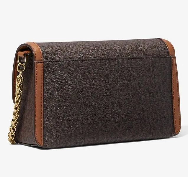 Жіноча сумка Michael Kors Sonia Medium Logo Convertible Brown mk29 фото