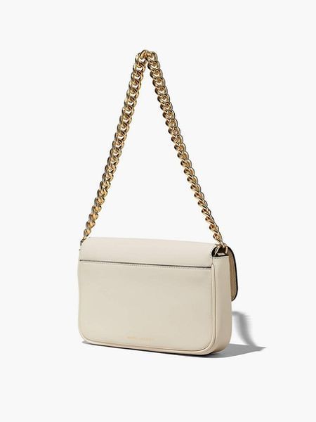 Жіноча шкіряна сумка Marc Jacobs The J Marc Cloud White біла mj27 фото