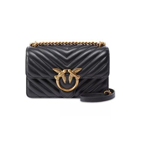 Жіноча сумка Pinko Love One Classic Mini, Black pink16 фото