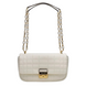 Жіноча сумка Michael Kors Tribeca Large Quilted Leather Shoulder White золотиста фурнітура mk32 фото 2