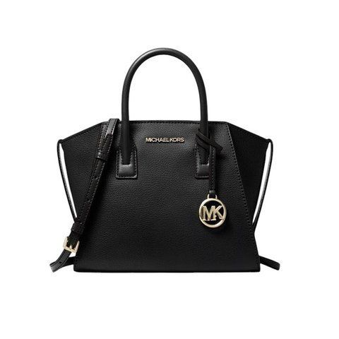 Жіноча сумка Michael Kors Avril Black Small Logo, чорна mk11_1 фото