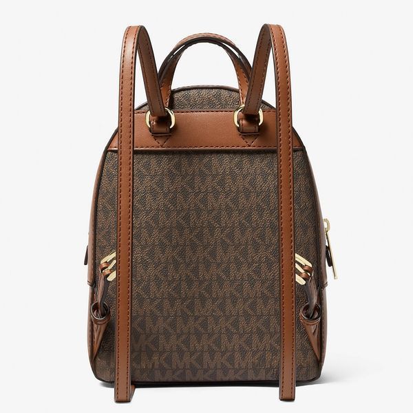 Жіночий шкіряний рюкзак Michael Kors Jaycee Extra-Small Brown mk33 фото