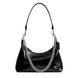 Жіноча шкіряна сумка Coach Juliet 25, Silver/Black coach146 фото 1