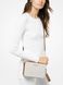 Cумка жіноча Michael Kors Ginny Medium Logo Crossbody Vanilla mk34 фото 3