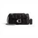 Жіноча шкіряна сумка Coach Tabby 20 Pillow Quilting, Silver/Black coach170 фото 1