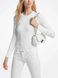 Жіноча сумка Michael Kors Tribeca Small Quilted Leather Shoulder White золотиста фурнітура mk37 фото 3