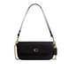 Жіноча шкіряна сумка Coach Brook Flap Chain, Brass/Black coach150 фото 1