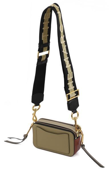 Жіноча шкіряна сумка Marc Jacobs Snapshot Camera Bag Cement Multi mj35 фото