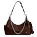 Шкіряна жіноча сумка Coach Pocket Medium Juliet 30, Silver/Maple coach152 фото 1