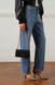 Жіноча шкіряна сумка Marc Jacobs The Dual Chain Wallet чорна mj43 фото 2